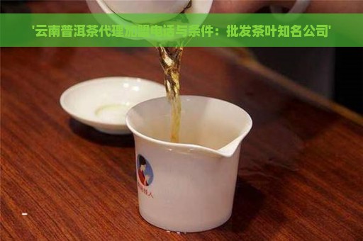 '云南普洱茶代理加盟电话与条件：批发茶叶知名公司'