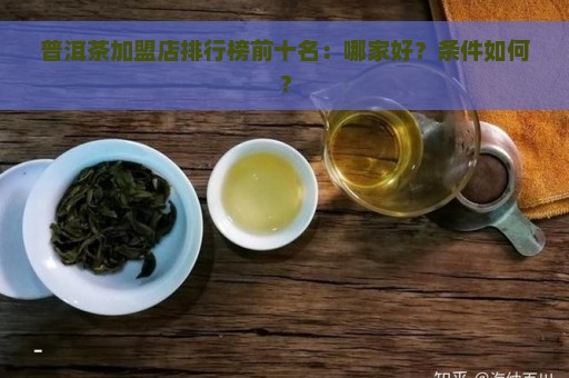 普洱茶加盟店排行榜前十名：哪家好？条件如何？