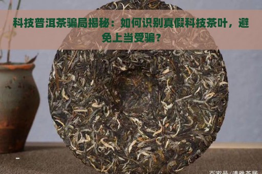 科技普洱茶骗局揭秘：如何识别真假科技茶叶，避免上当受骗？