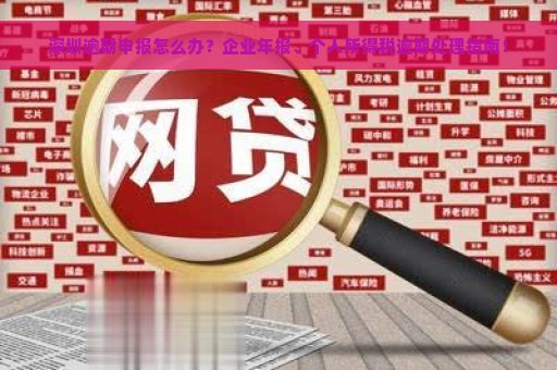 深圳逾期申报怎么办？企业年报、个人所得税逾期处理指南！