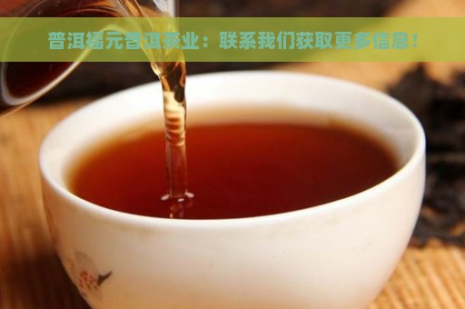 普洱福元普洱茶业：联系我们获取更多信息！