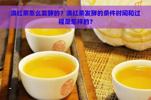 滇红茶怎么发酵的？滇红茶发酵的条件时间和过程是怎样的？