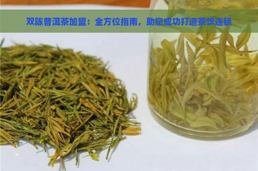 双陈普洱茶加盟：全方位指南，助您成功打造茶饮连锁