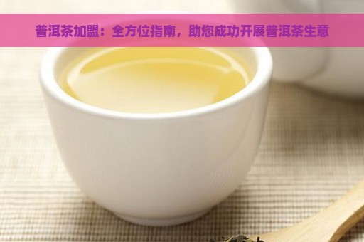 普洱茶加盟：全方位指南，助您成功开展普洱茶生意