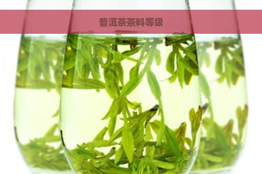 普洱茶茶料等级