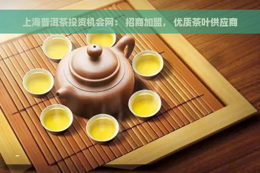 上海普洱茶投资机会网： 招商加盟， 优质茶叶供应商