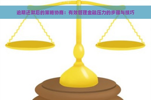 逾期还款后的策略协商：有效管理金融压力的步骤与技巧