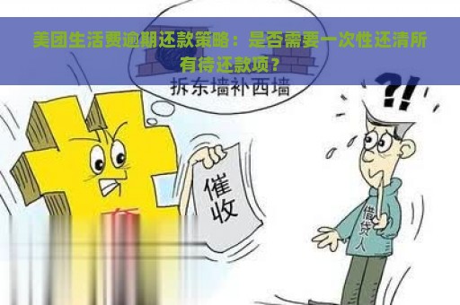 美团生活费逾期还款策略：是否需要一次性还清所有待还款项？