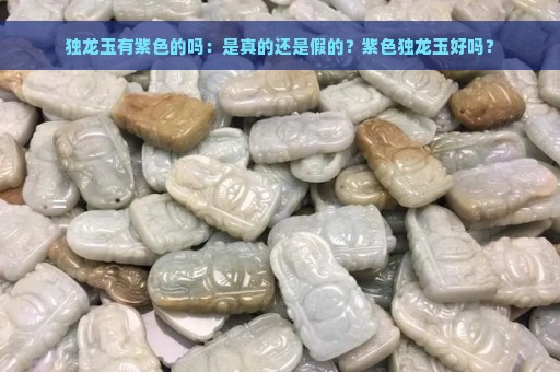 独龙玉有紫色的吗：是真的还是假的？紫色独龙玉好吗？