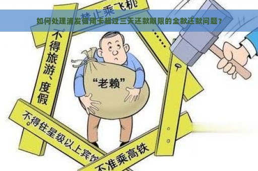 如何处理浦发信用卡超过三天还款期限的全款还款问题？