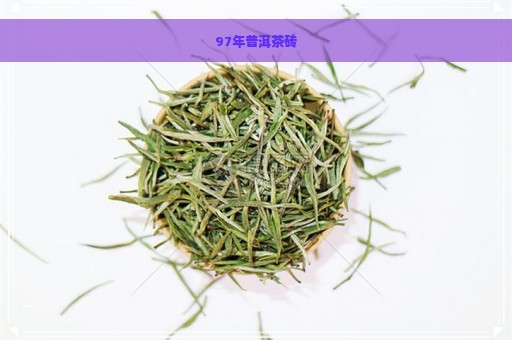 97年普洱茶砖