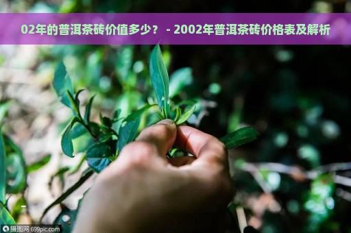 02年的普洱茶砖价值多少？ - 2002年普洱茶砖价格表及解析