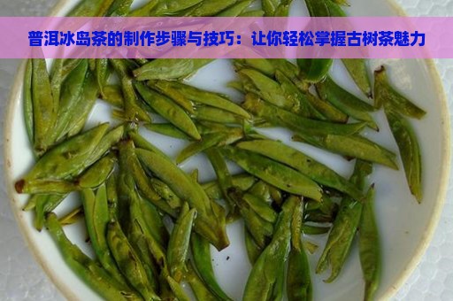 普洱冰岛茶的制作步骤与技巧：让你轻松掌握古树茶魅力