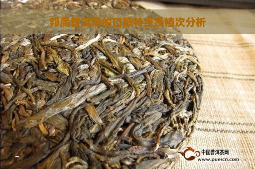 邦崴普洱茶的口感特点及档次分析