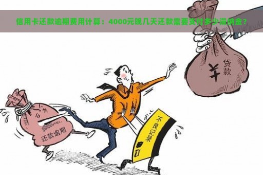 信用卡还款逾期费用计算：4000元晚几天还款需要支付多少滞纳金？