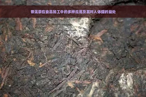 普洱茶在食品加工中的多种应用及其对人体健的益处