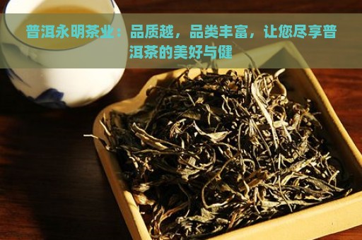 普洱永明茶业：品质越，品类丰富，让您尽享普洱茶的美好与健