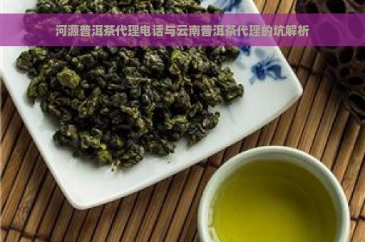 河源普洱茶代理电话与云南普洱茶代理的坑解析