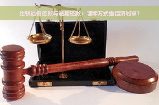 比较最低还款与逾期还款：哪种方式更经济划算？