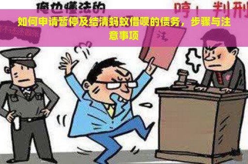 如何申请暂停及结清蚂蚁借呗的债务，步骤与注意事项