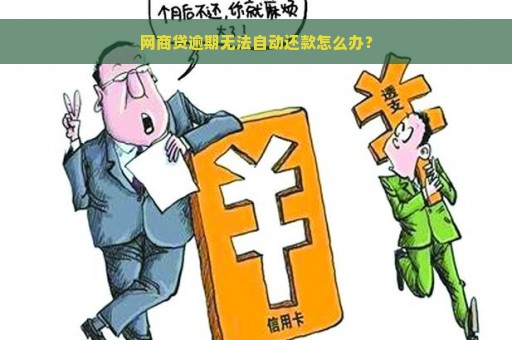 网商贷逾期无法自动还款怎么办？