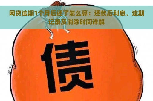 网贷逾期1个月后还了怎么算：还款后利息、逾期记录及消除时间详解