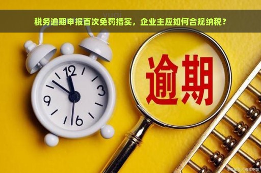 税务逾期申报首次免罚措实，企业主应如何合规纳税？