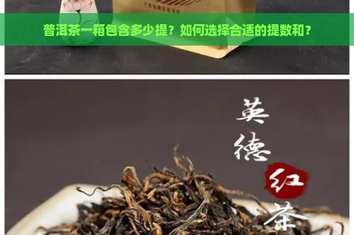 普洱茶一箱包含多少提？如何选择合适的提数和？