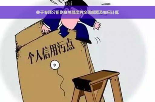 关于专项分期剩余总额度的全面解释及如何计算