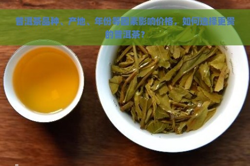 普洱茶品种、产地、年份等因素影响价格，如何选择更贵的普洱茶？