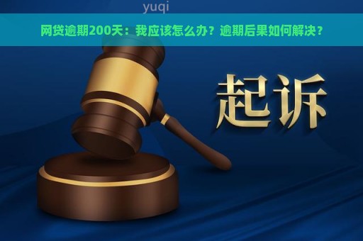 网贷逾期200天：我应该怎么办？逾期后果如何解决？