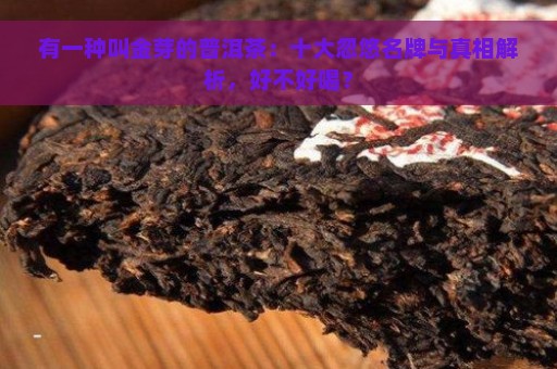 有一种叫金芽的普洱茶：十大忽悠名牌与真相解析，好不好喝？