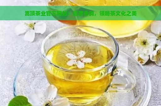 嵩顶茶业官方网站：品茗香韵，领略茶文化之美