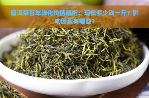 普洱茶百年陈化价值解析：现在多少钱一斤？影响因素有哪些？