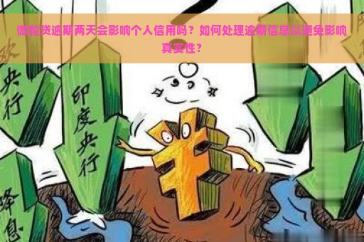 微粒贷逾期两天会影响个人信用吗？如何处理逾期信息以避免影响真实性？