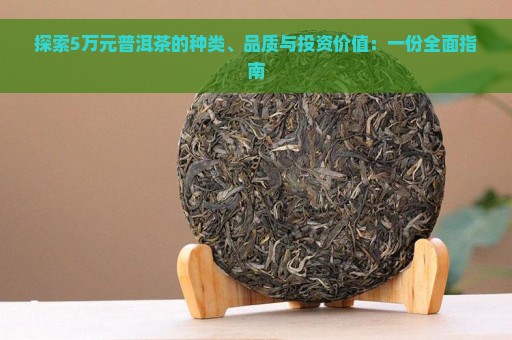 探索5万元普洱茶的种类、品质与投资价值：一份全面指南