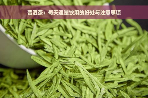 普洱茶：每天适量饮用的好处与注意事项