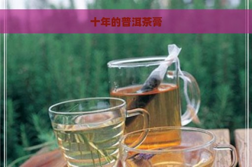 十年的普洱茶膏