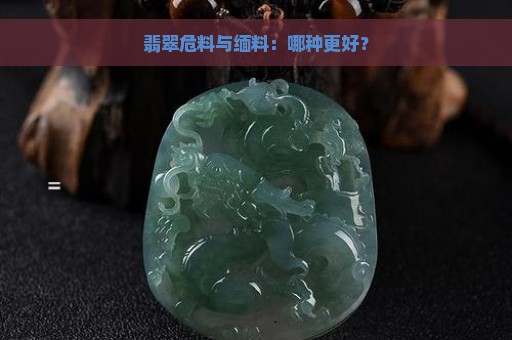 翡翠危料与缅料：哪种更好？