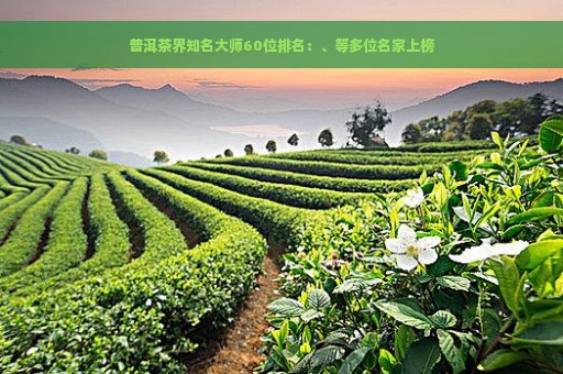 普洱茶界知名大师60位排名：、等多位名家上榜