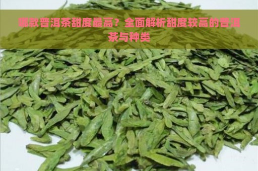 哪款普洱茶甜度最高？全面解析甜度较高的普洱茶与种类