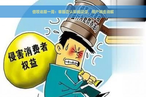 借呗逾期一周：客服否认影响征信，用户疑虑待解