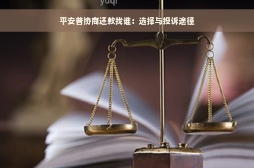 平安普协商还款找谁：选择与投诉途径