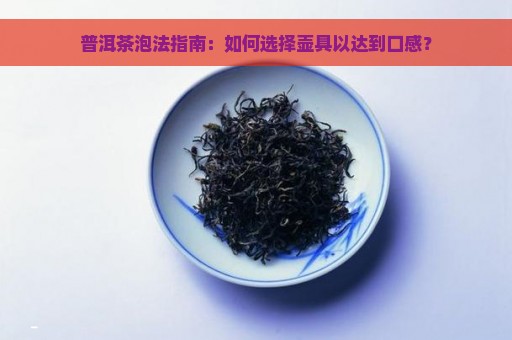 普洱茶泡法指南：如何选择壶具以达到口感？