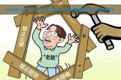 协商还款公司：靠什么协商？是否违法？收费标准和套路揭秘，其合法性受质疑