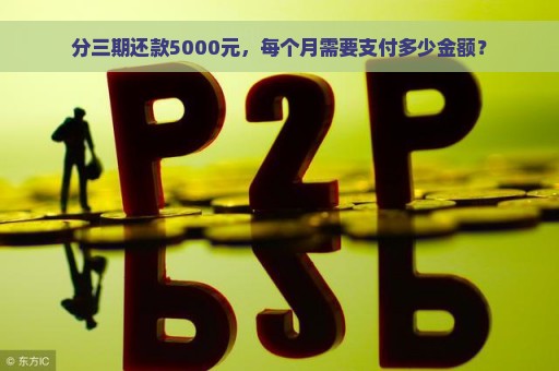 分三期还款5000元，每个月需要支付多少金额？