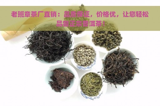 老班章茶厂直销：品质保证，价格优，让您轻松品尝正宗普洱茶！