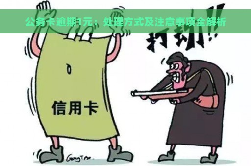 公务卡逾期1元：处理方式及注意事项全解析