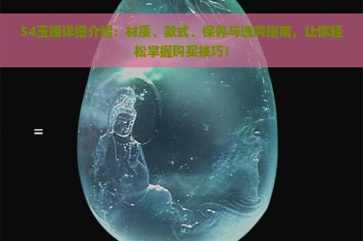 54玉镯详细介绍：材质、款式、保养与选购指南，让你轻松掌握购买技巧！