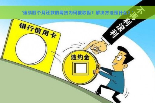 '连续四个月还款的网贷为何被秒拒？解决方法是什么？'